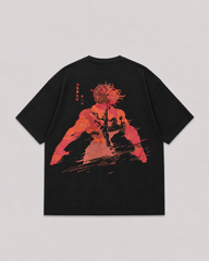 Baki Hanma Oversize Tee Black