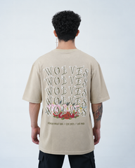 Wolves & Roses Oversize Tee