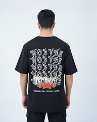 Wolves & Roses Oversize Tee