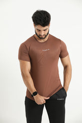 Fenrir Rustic Mesh Tee - Brown