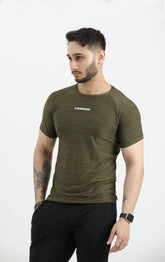 4 Way Performance Tee - Olive
