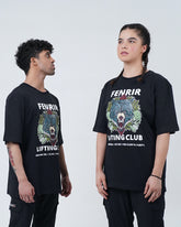 Skulls & Wolf Oversize Tee