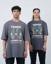 Skulls & Wolf Oversize Tee