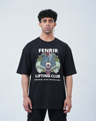 Skulls & Wolf Oversize Tee