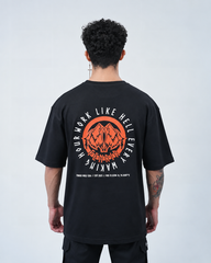 Twin Wolves Oversize Tee