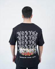 Wolves & Roses Oversize Tee