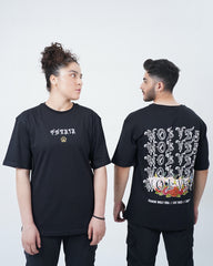 Wolves & Roses Oversize Tee